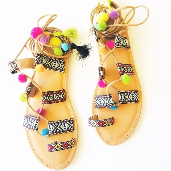 NWT CATHERINE MALANDRINO MALLIDRIE SANDALS - Picture 2 of 3